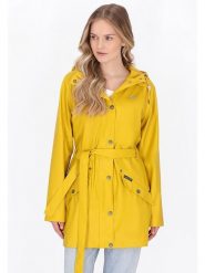 Schmuddelwedda Płaszcz przeciwdeszczowy w kolorze żółtym rozmiar: XXL. Żółte płaszcze Schmuddelwedda, xxl, bez wzorów, bez kaptura. Za 252.99 zł.