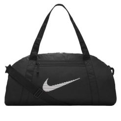 Torba Podróżna Swoosh Gym 24L. Czarne torby podróżne Nike, bez wzorów. Za 244.99 zł.