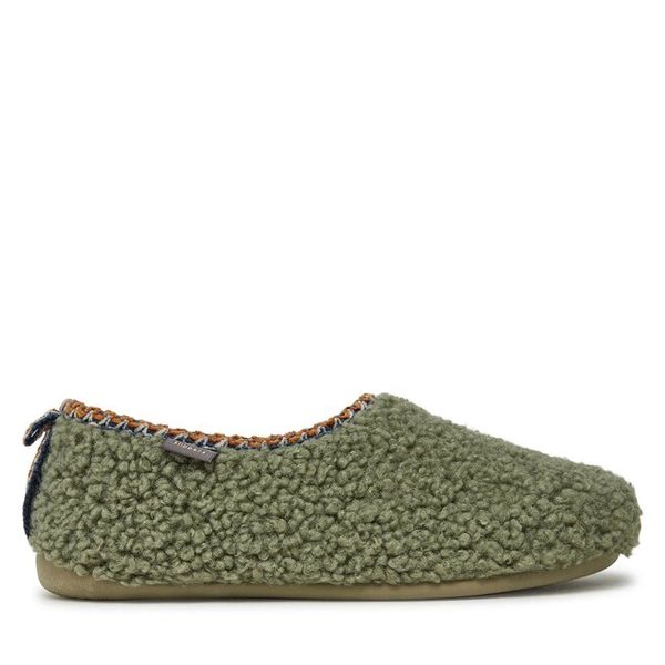 Kapcie Toni Pons. Zielone obuwie domowe Toni Pons, bez wzorów, bez zapięcia. Za 199.99 zł.
