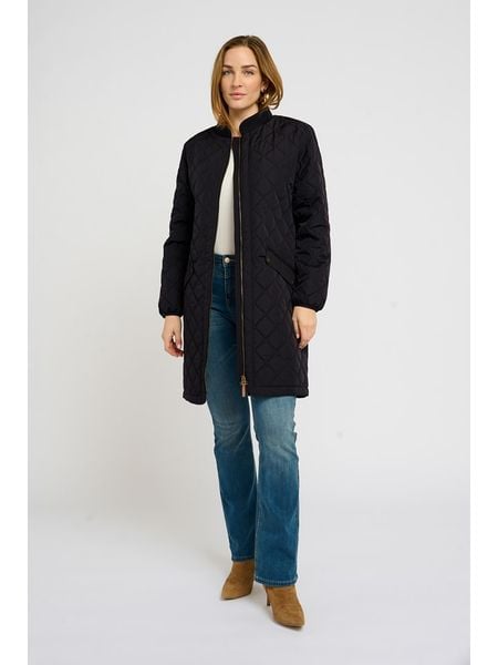 Kaffe Płaszcz pikowany w kolorze czarnym rozmiar: 38. Czarne płaszcze Kaffe, bez wzorów, bez kaptura. Za 238.72 zł.