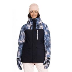 Kurtka narciarska damska Roxy Dawnrae Parka. Niebieskie parki Roxy, na zimę, z poliesteru, sportowe, bez kaptura. Za 1,041.70 zł.