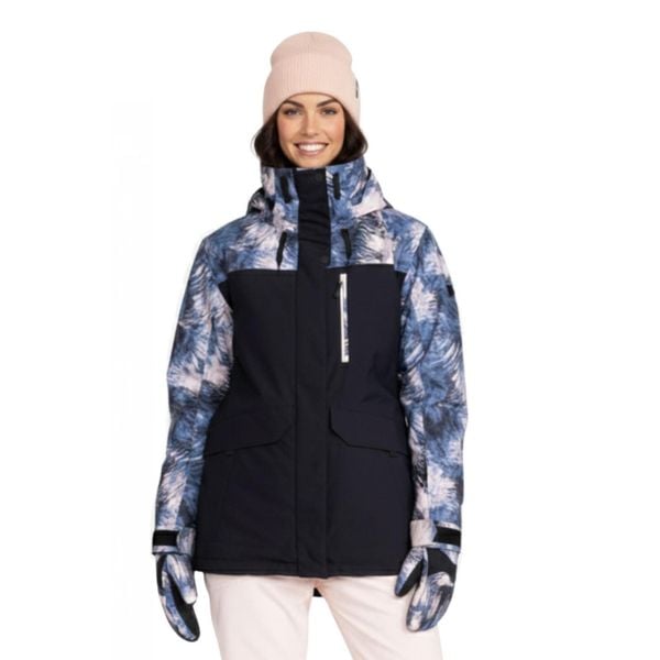 Kurtka narciarska damska Roxy Dawnrae Parka. Niebieskie kurtki narciarskie Roxy, na zimę, z poliesteru, sportowe, bez kaptura. Za 1,041.70 zł.