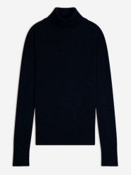 AUTHENTIC CASHMERE Kaszmirowy golf "Fornet" w kolorze granatowym rozmiar: L. Niebieskie golfy AUTHENTIC CASHMERE, l, bez wzorów, z kaszmiru, bez ramiączek. Za 369.99 zł.