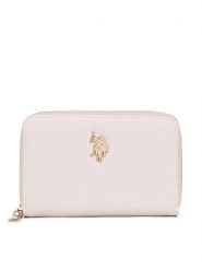 U.S. Polo Assn. Duży Portfel Damski BIUXT8383WVP Beżowy. Brązowe portfele U.S. Polo Assn., bez wzorów, z tworzywa sztucznego. Za 159.99 zł.