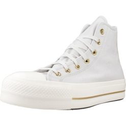 Tenisówki Converse Model Ctas Lift Hi Barely Kolor Szary. Niebieskie trampki Converse, bez wzorów, z tkaniny, bez zapięcia. Za 234.99 zł.