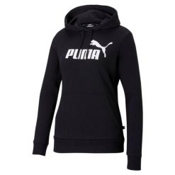 Damska Bluza Z Kapturem Z Logo ESS. Czarne bluzy Puma, l, bez wzorów, z kapturem. Za 306.99 zł.