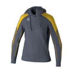 Damska bluza dresowa z kapturem Erima Evo Star. Szare bluzy Erima, bez wzorów, z dresówki, z kapturem. Za 260.00 zł.
