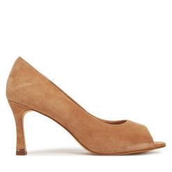 Szpilki Lasocki. Brązowe szpilki Lasocki, bez wzorów, bez obcasa, na szpilce, bez zapięcia. Za 219.99 zł.