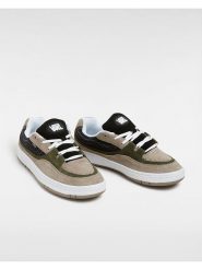 Vans Skórzane sneakersy w kolorze beżowo-oliwkowym rozmiar: 42. Brązowe trampki Vans, bez wzorów, bez zapięcia. Za 96.95 zł.