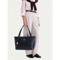 Torebka Beverly Hills Polo Club. Niebieskie shopper Beverly Hills Polo Club, bez wzorów, bez dodatków. Za 219.99 zł.