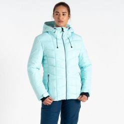 Damska kurtka narciarska Blindside. Niebieskie kurtki narciarskie Dare 2b, bez wzorów, bez kaptura, narciarskie. W wyprzedaży za 479.99 zł.