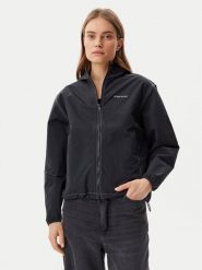 Guess Jeans Płaszcz przejściowy W5GL29 WH8N2 Czarny Regular Fit. Czarne kurtki Guess Jeans, s, z aplikacjami, z jeansu, bez kaptura. Za 279.99 zł.