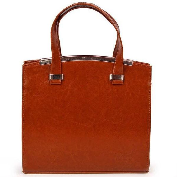 Torebka damska skórzana camel DAN-A T308. Brązowe torebki klasyczne DAN-A, bez wzorów, ze skóry, bez dodatków. Za 279.99 zł.