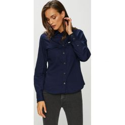 Lee - Koszula. Niebieskie koszule Lee, l, bez wzorów, z bawełny, casualowe, bez kołnierzyka, bez ramiączek. W wyprzedaży za 119.90 zł.