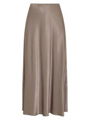 MOSS COPENHAGEN Spódnica "Nicolette" w kolorze szarobrązowym rozmiar: XS. Brązowe spódnice Moss Copenhagen, xs, bez wzorów, maxi. Za 115.51 zł.