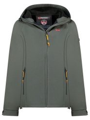 Geographical Norway Kurtka softshellowa "Tamilalor" w kolorze antracytowym rozmiar: S. Czarne kurtki sportowe Geographical Norway, s, bez wzorów, bez kaptura, outdoorowe. Za 154.07 zł.