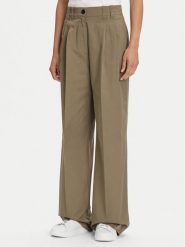 Marc O'Polo Spodnie materiałowe 506 0341 10105 Zielony Loose Fit. Zielone spodnie materiałowe Marc O'Polo, bez wzorów, z bawełny. Za 609.99 zł.