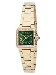 U.S. Polo Assn. Zegarek kwarcowy w kolorze złoto-ciemnozielonym rozmiar: onesize. Zielone, analogowe zegarki U.S. Polo Assn., metalowe. Za 260.99 zł.