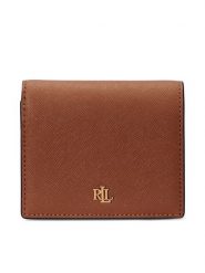 LAUREN RALPH LAUREN Portfel 432962112002 Brązowy. Brązowe portfele Lauren Ralph Lauren, bez wzorów, ze skóry. Za 439.99 zł.