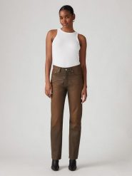 Levi's Dżinsy "501" - Regular fit - w kolorze brązowym rozmiar: W33/L30. Brązowe jeansy Levi's®, l, z aplikacjami, z podwyższonym stanem. Za 280.95 zł.