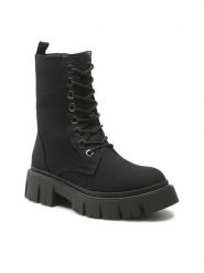 Jenny Fairy Trapery WS5816-02 Czarny. Czarne trapery i śniegowce Jenny Fairy, z materiału. Za 89.99 zł.