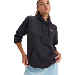 Bluza z kapturem dla Kobiety SATURDAZE Czarny. Czarne bluzy Roxy, bez wzorów, z bawełny, z kapturem. Za 209.99 zł.