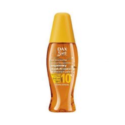 Dax Sun Olejek arganowy do opalania ze złocistym pyłem SPF 10 150ml. Kremy do opalania Dax Sun. Za 12.57 zł.