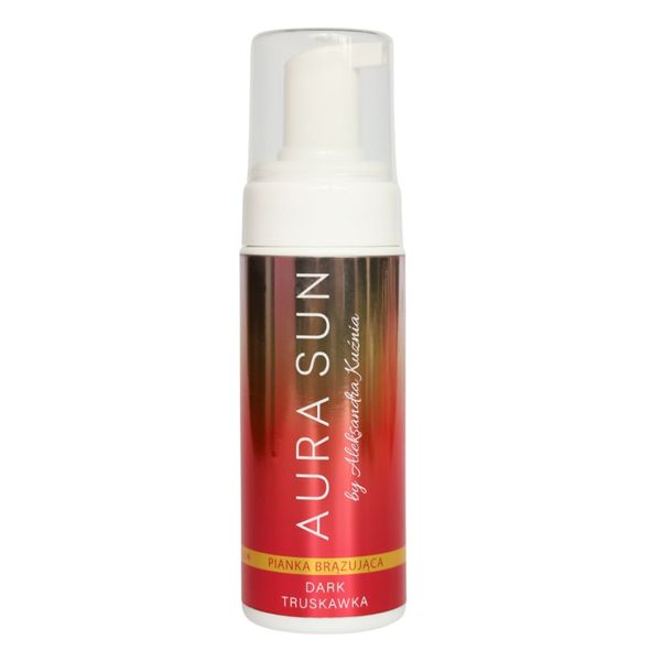 Aura Sun Pianka brązująca Dark o zapachu truskawkowym Samoopalacze 150 ml Damski. Kremy do opalania Aura Sun. Za 178.79 zł.