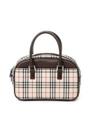 Burberry Torebka w kolorze brązowo-beżowym - 25 x 17 x 10 cm rozmiar: onesize. Brązowe torebki klasyczne Burberry, bez wzorów, z materiału, bez dodatków. Za 2,653.99 zł.