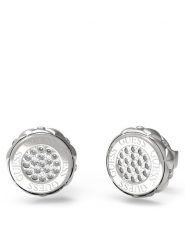 Guess Kolczyki JUBE04 595JW Srebrny. Szare kolczyki Guess, metalowe. Za 219.99 zł.