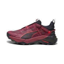 Buty trekkingowe PUMA Explore NITRO dla kobiet - Dark Jasper-Black-Fire Orchid. Czarne trekkingi Puma, z gumy, do biegania. Za 404.45 zł.