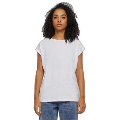 T-shirty dla kobiet w opakowaniu Urban Classics (x2). Białe koszulki sportowe Urban Classics, bez wzorów, bez ramiączek. Za 142.00 zł.