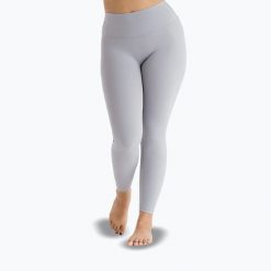 Legginsy NEBBIA Active High-Waist Smart Pocket. Szare legginsy Joy in me, bez wzorów, z podwyższonym stanem. Za 169.99 zł.