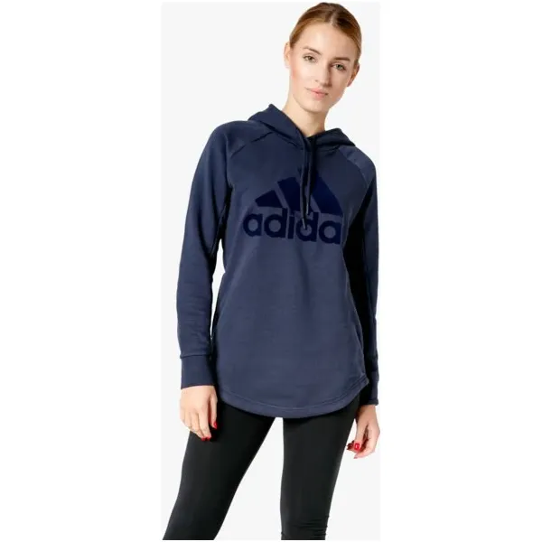 Adidas Bluza W Sid Oh Hoodie , granatowy, rozmiar S. Niebieskie bluzy Adidas, s, z aplikacjami, z bawełny, bez kaptura. W wyprzedaży za 179.99 zł.