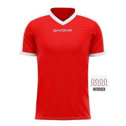 Koszulka piłkarska dla dorosłych Givova Revolution Interlock. Białe bluzki Givova, l, bez wzorów, sportowe, bez kołnierzyka, bez ramiączek. Za 32.50 zł.