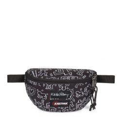 Torba na biodro Springer Eastpak x Keith Haring Springer. Czarne torby na ramię Eastpak, bez wzorów, z materiału, na ramię, bez dodatków. Za 162.00 zł.
