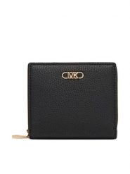 Michael Kors Mały Portfel Damski 32S5G8ED1L Czarny. Czarne portfele Michael Kors, bez wzorów, ze skóry. Za 279.99 zł.