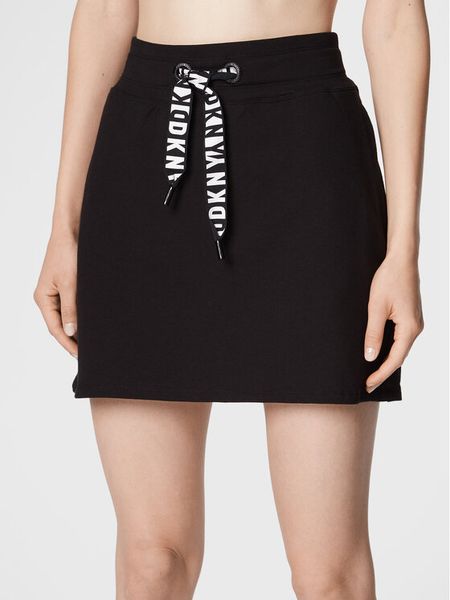 DKNY Sport Spódnica trapezowa DP3S5017 Czarny Regular Fit. Czarne spódnice DKNY Sport, l, bez wzorów, z bawełny, sportowe, sportowe. Za 149.99 zł.