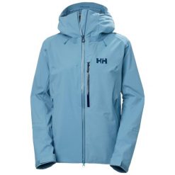 Damska kurtka wodoodporna Helly Hansen Verglas Bc. Niebieskie kurtki narciarskie Helly Hansen, l, bez wzorów, bez kaptura, narciarskie. Za 1,612.00 zł.