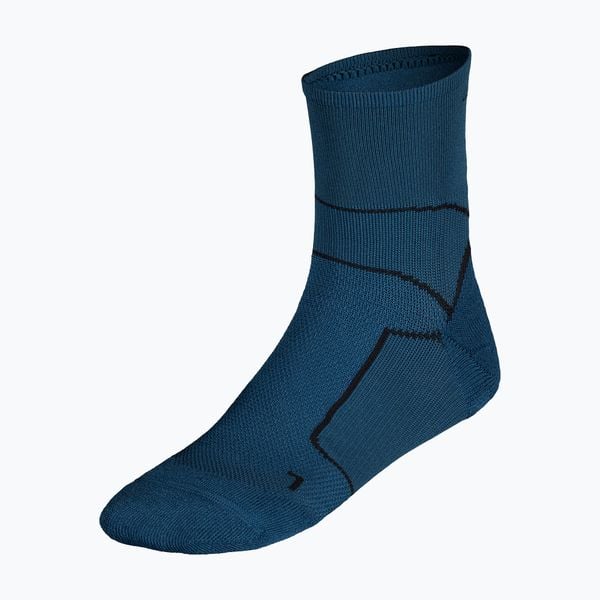 Skarpety Mizuno ER Trail. Niebieskie skarpety Mizuno, bez wzorów, z elastanu. Za 28.99 zł.