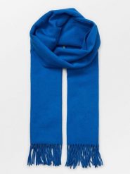 Becksöndergaard Wełniany szal "Crystal Edition" w kolorze niebieskim - 220 x 50 cm rozmiar: onesize. Niebieskie szaliki Becksöndergaard, bez wzorów, z materiału. Za 202.03 zł.