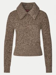 STAUD Sweter Christopher R24F3111WN Beżowy Regular Fit. Brązowe swetry STAUD, s, bez wzorów, z syntetyku, bez ramiączek. Za 1,119.00 zł.