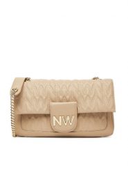 Nine West Torebka CEO-Astoria-Allure-LX10165 Beżowy. Brązowe torebki klasyczne Nine West, bez wzorów, z materiału, bez dodatków. Za 349.99 zł.