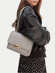 GINO ROSSI Torebka EO-KY129 Szary. Szare torebki klasyczne Gino Rossi, bez wzorów, z materiału, bez dodatków. Za 299.99 zł.