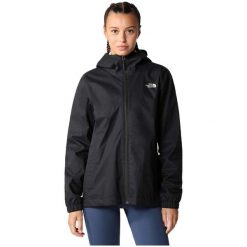 Płaszcz przeciwdeszczowy damski The North Face W Quest. Czarne płaszcze The North Face, bez wzorów, bez kaptura. Za 629.00 zł.