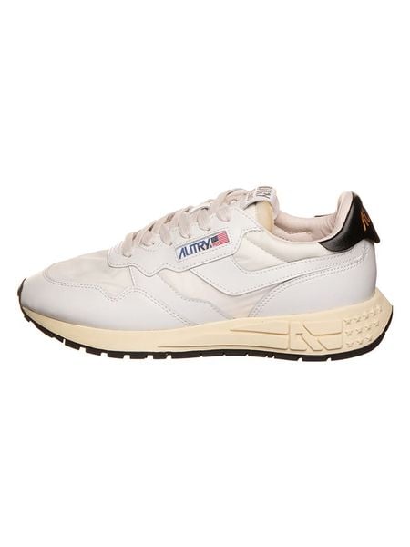 AUTRY Skórzane sneakersy "Relwind" w kolorze białym rozmiar: 45. Białe trampki AUTRY, bez wzorów, z materiału, bez zapięcia. Za 399.95 zł.