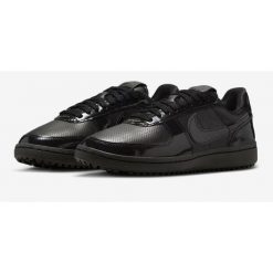 Buty Sportowe Damskie Nike W Field General. Czarne obuwie sportowe Nike, ze skóry, bez zapięcia, do biegania. Za 396.00 zł.