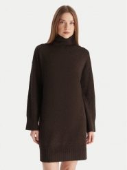 Vero Moda Sukienka dzianinowa Aquarius 10331900 Brązowy Regular Fit. Brązowe sukienki Vero Moda, xl, bez wzorów, z dzianiny, bez kołnierzyka, bez ramiączek. Za 229.99 zł.