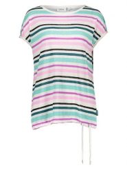 Cecil Koszulka w kolorze białym ze wzorem rozmiar: XL. Białe bluzki Cecil, xl, bez wzorów, bez kołnierzyka, bez ramiączek. Za 104.89 zł.