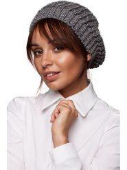 Be Wear Czapka w kolorze antracytowym rozmiar: onesize. Czarne czapki Be Wear, bez wzorów, z materiału. Za 67.95 zł.